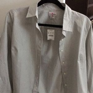 NEW J. Crew haberdashery green button down shirt